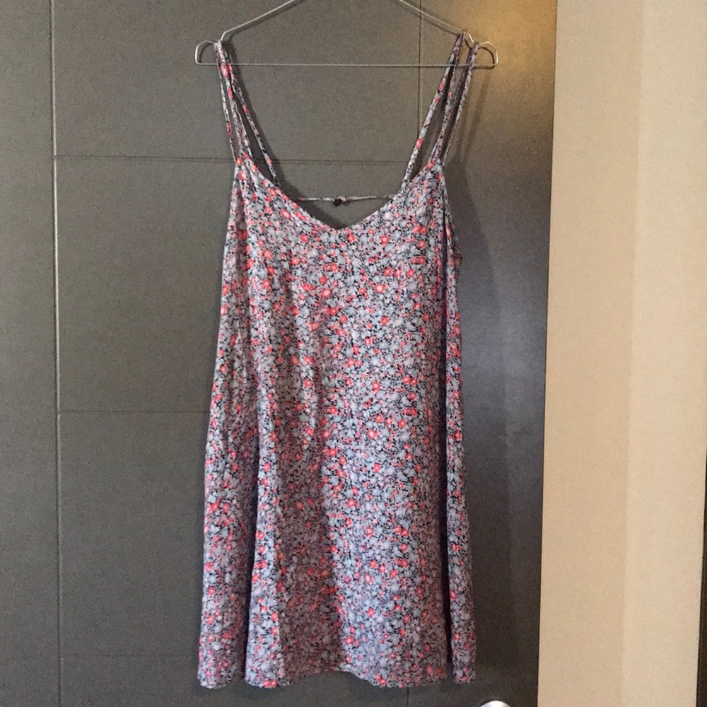 American Eagle floral pattern shirt dress